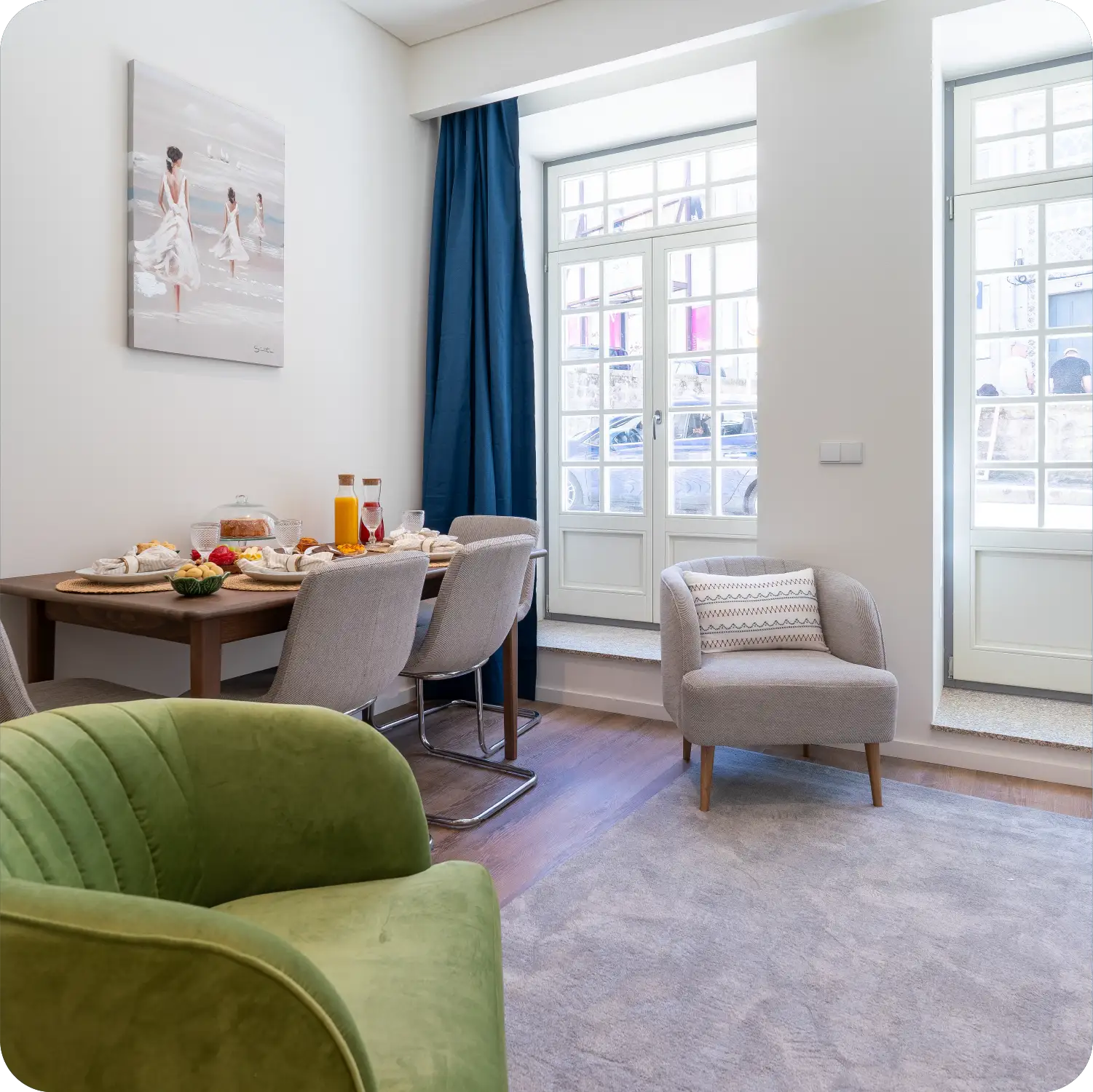 Sala de Alojamento Local no Palácio Marquesa, no Porto, gerido pela Host Wise