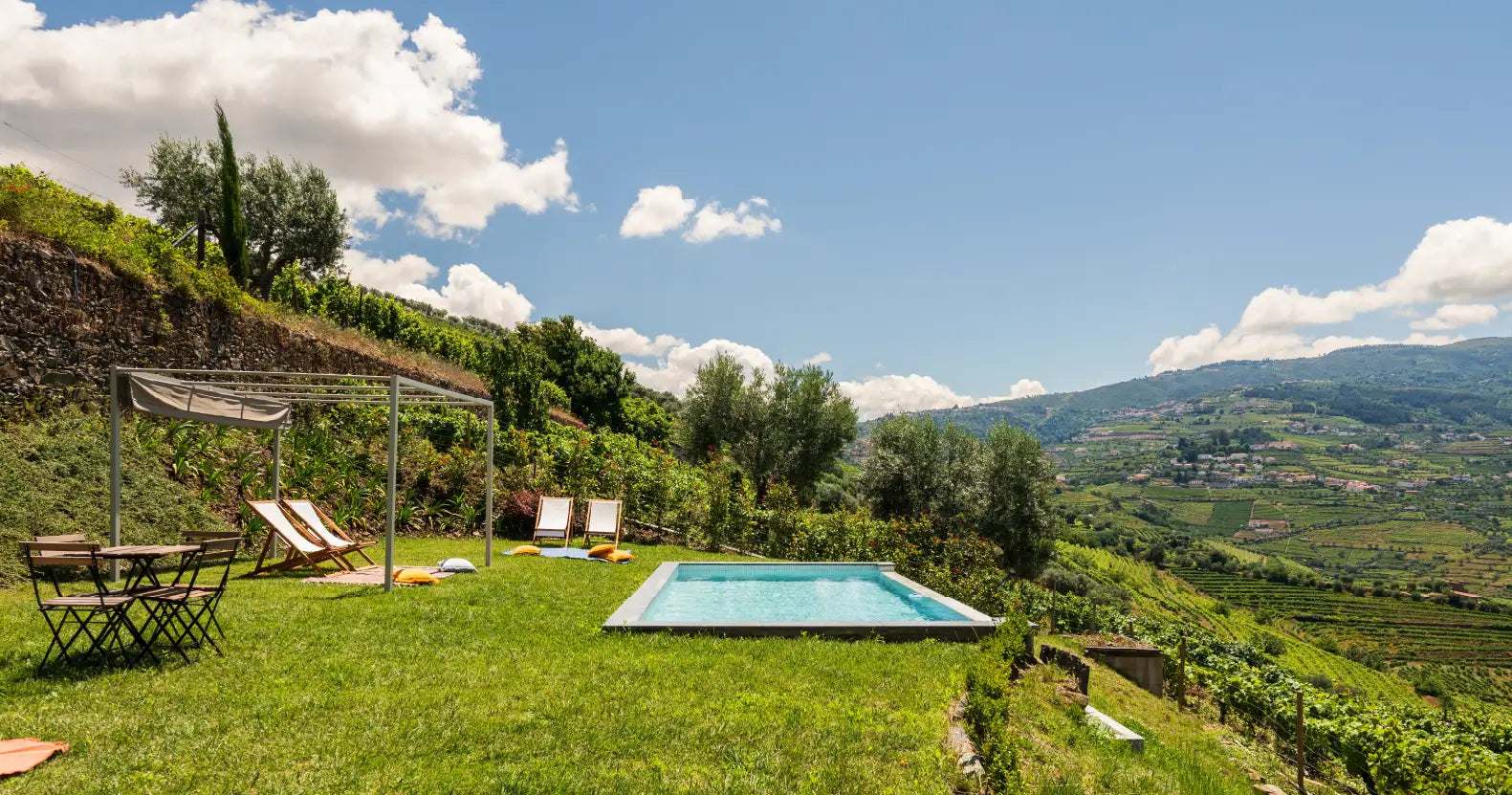 Zona Exterior com Infinity Pool em Alojamento Local em Lamego gerido pela Host Wise