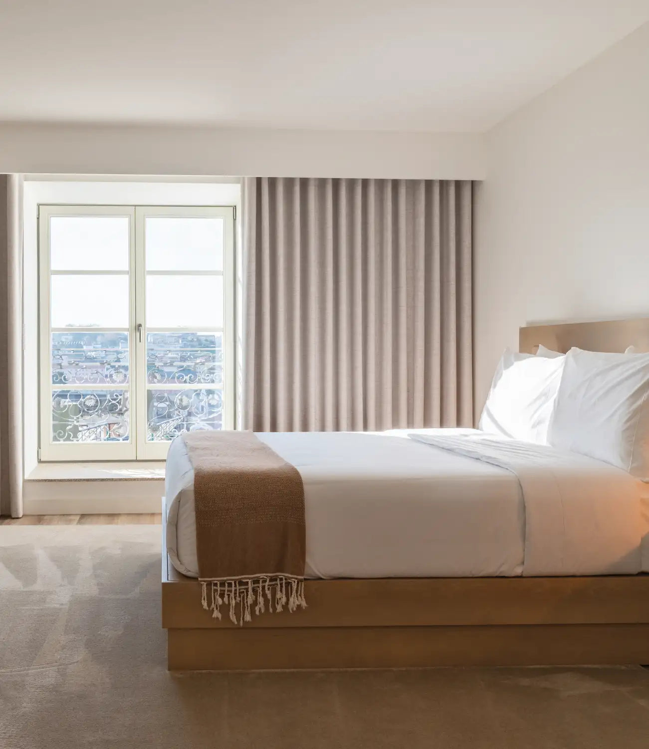 Quarto do Alojamento Local no Palácio Fervença gerido pela Host Wise