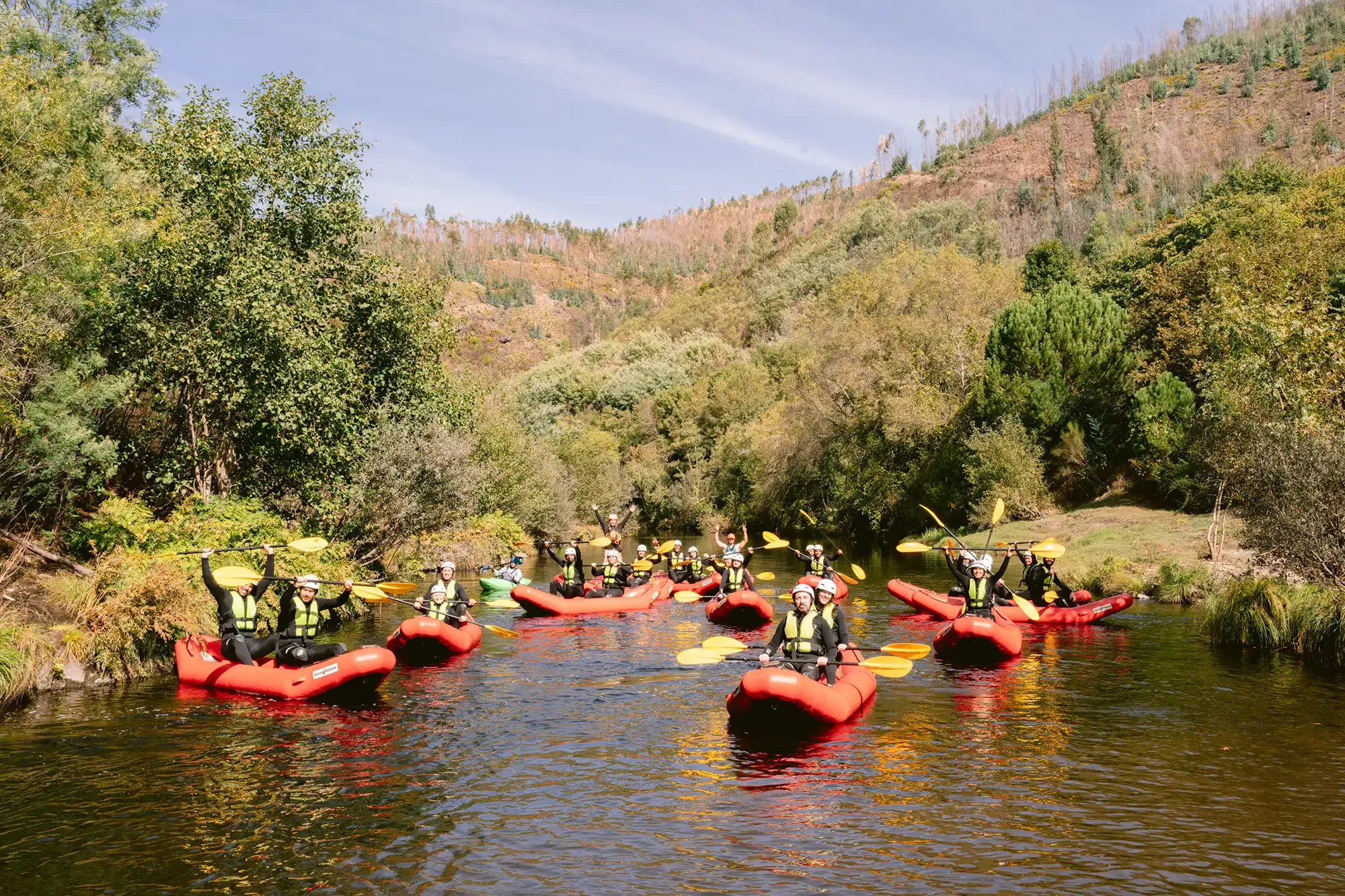 Team Building no Rio Paiva